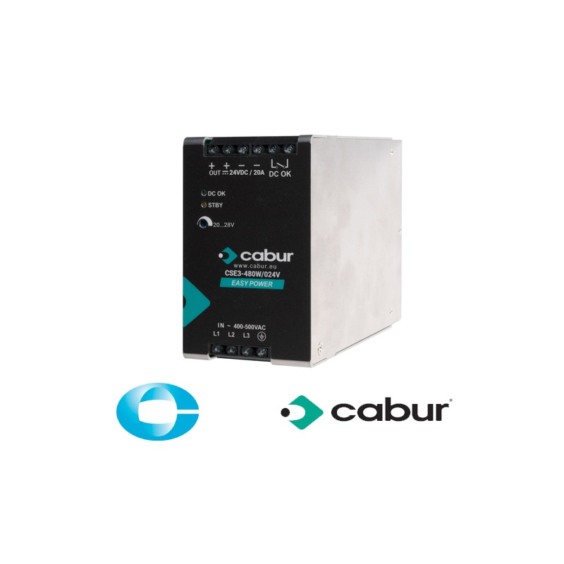 XCSE3480W024VAB - Alimentation triphasée CABUR