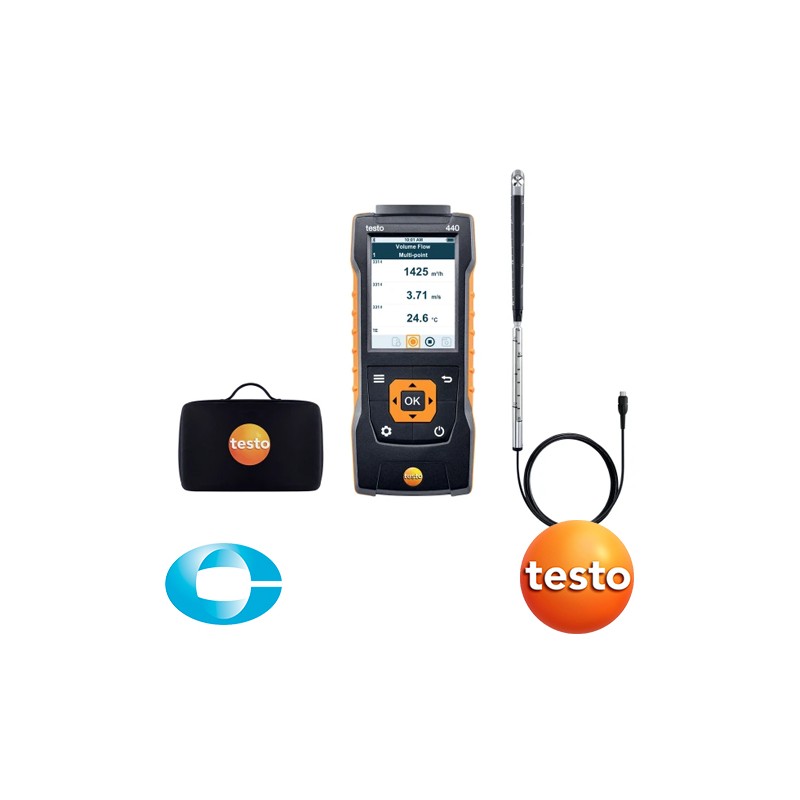 TESTO 440 kit à hélice 16mm délivré par CORAME