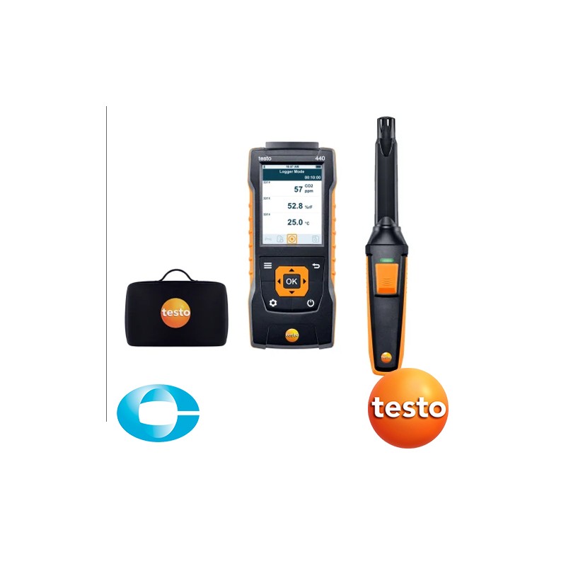 TESTO 440 kit CO2 avec Bluetooth délivré par CORAME
