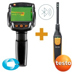 TESTO 871s kit caméra avec sonde d’humidité Bluetooth TESTO 605i délivré par CORAME