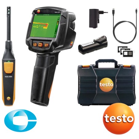 TESTO 872s kit avec sonde d'humidité TESTO 605i délivré par CORAME
